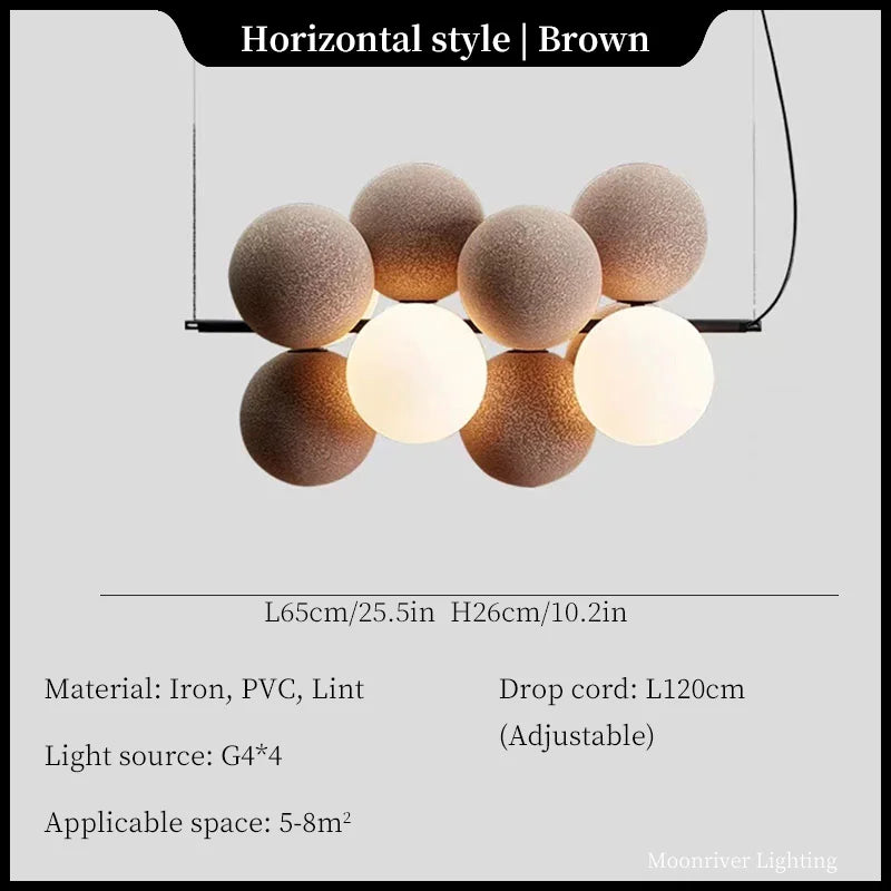 lustre moderne et créatif en led pour cuisine et intérieur
