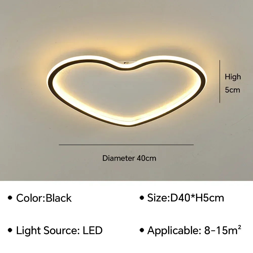 lustre moderne à leds pour décoration intérieure lumineuse