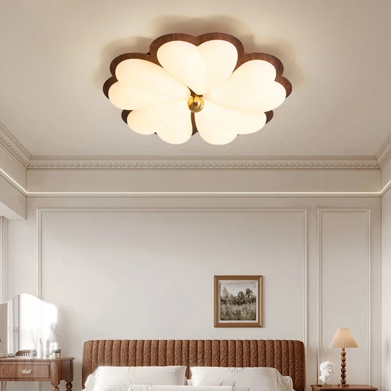lampe à fleurs pour chambre d'enfant style princesse et étude