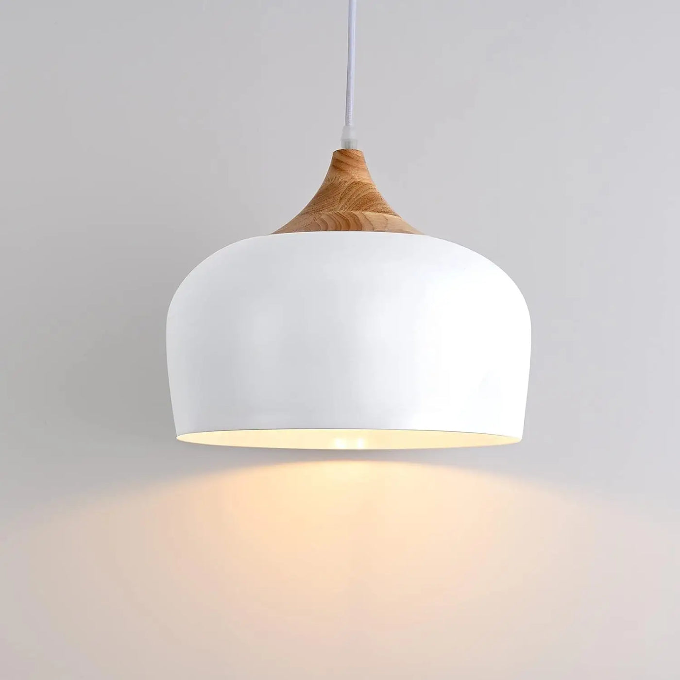 Suspension nordiques en bois massif abat-jour en aluminium lampe suspendue pour la maison Restaurant Bar hôtel café décor à la maison éclairage intérieur