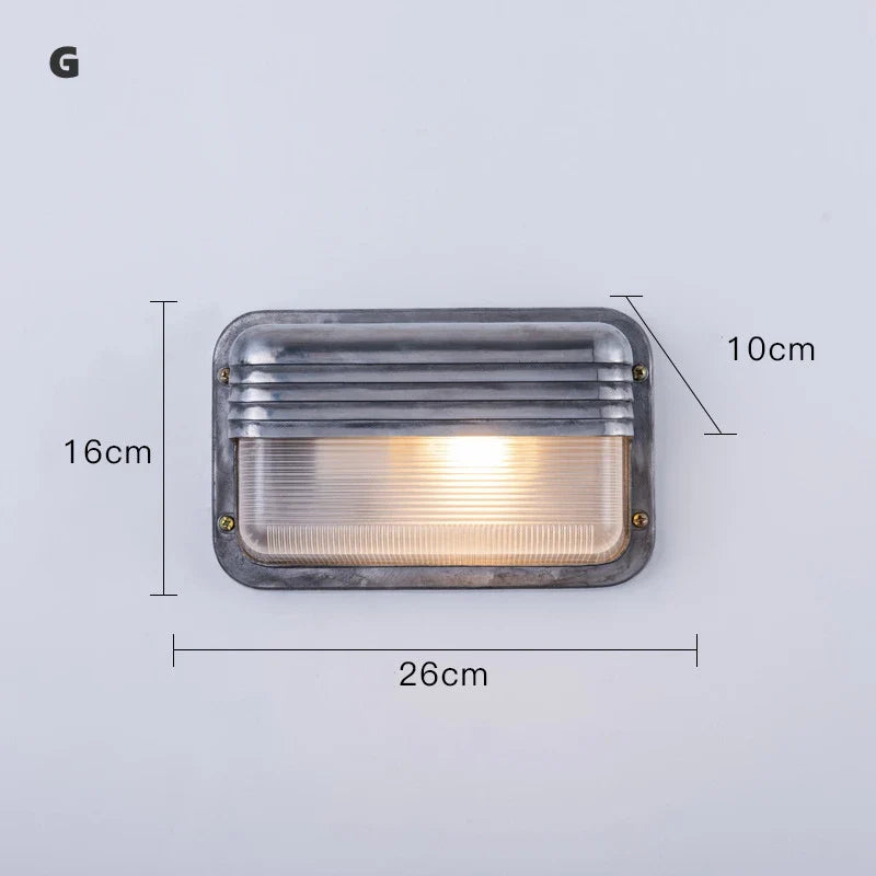 applique murale led rétro industrielle étanche pour extérieur et jardin