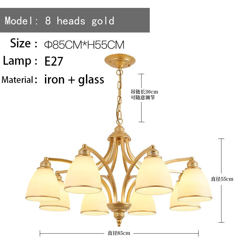 lustre rétro américain pour éclairage intérieur de plafond