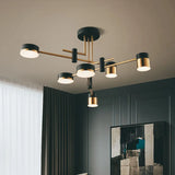2024 LED Chandelier Lighting Modern Living Room Kitchen Decoration Indoor Metal Hanging Light Fixtures For Drawing Room