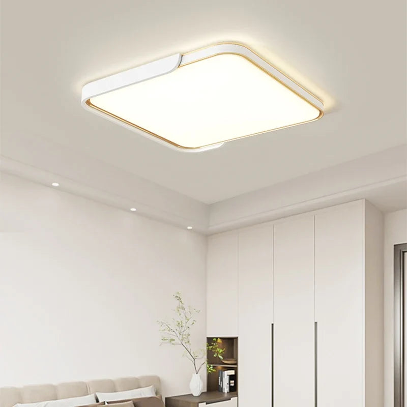 plafonnier led moderne avec télécommande design circulaire polyvalent
