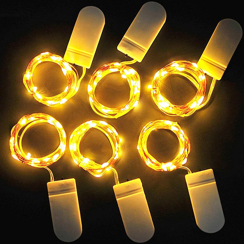 lot de 6 guirlandes lumineuses à led pour fêtes et Noël