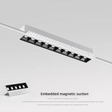 plafonnier led encastrable linéaire créatif sans rebord magnetique