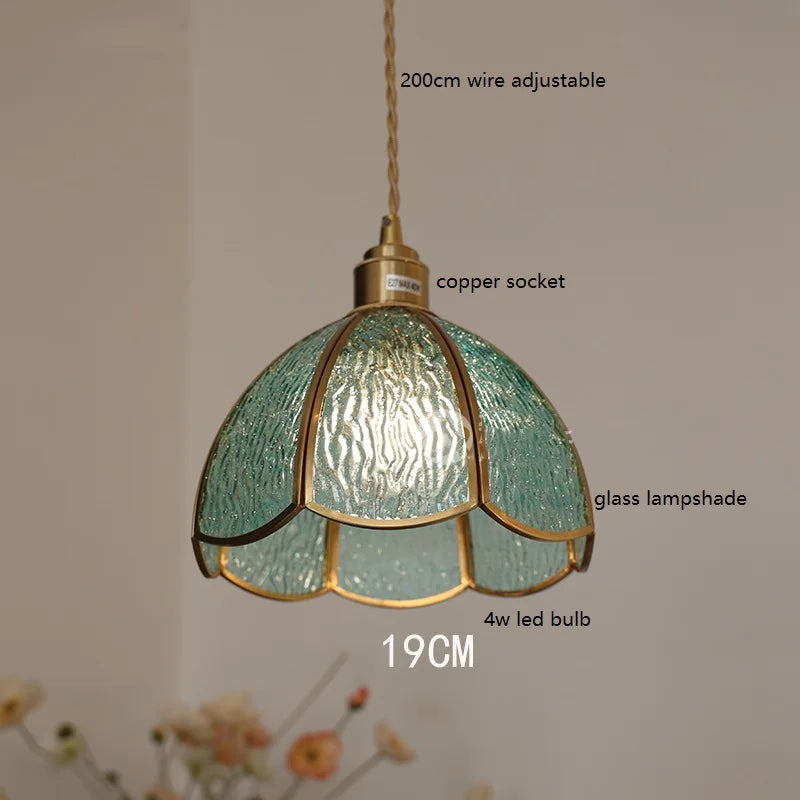 iwhd lampe à main led moderne en verre cuivre papillon