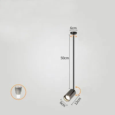 projecteur à perche pour magasin et salon de manucure