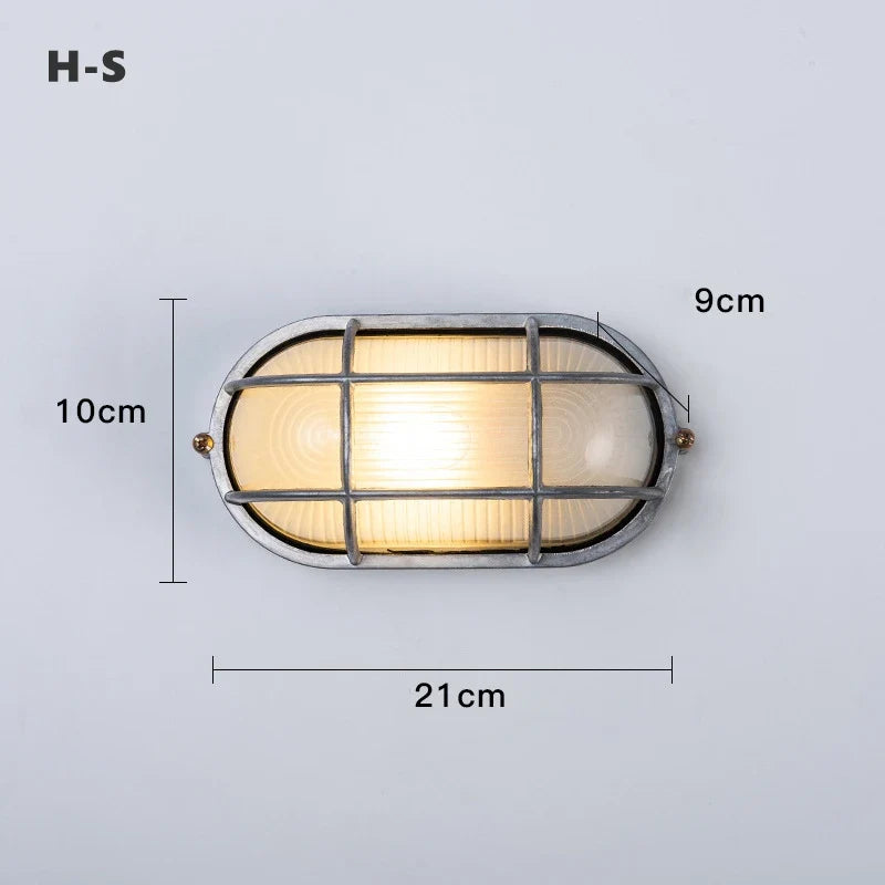 applique murale led rétro industrielle étanche pour extérieur et jardin