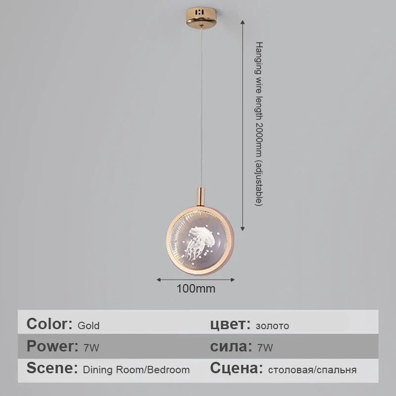 suspension en cristal de luxe pour décoration moderne