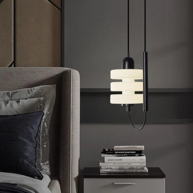lustre en verre nordique pour décoration intérieure moderne
