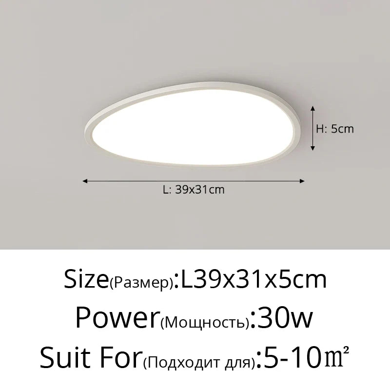 plafonnier minimaliste moderne à protection des yeux 2024