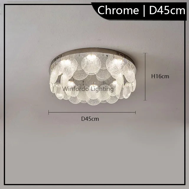 lustre de luxe 	 en cristal éclairage postmoderne winfordo wf-xd001