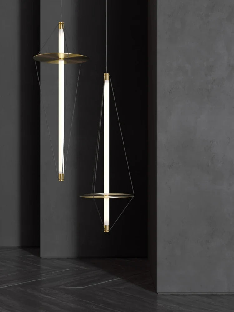 suspension linéaire moderne design pour restaurant et bar