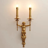 applique murale nordique ange en cuivre luminaire décoratif classique européen