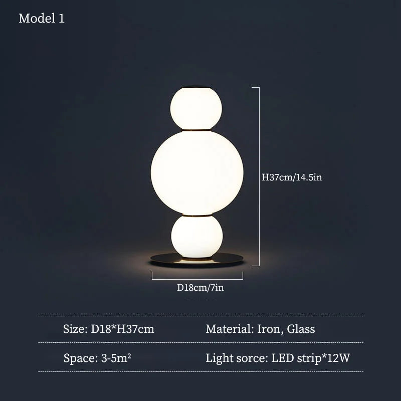 lampadaire en verre design éclairage moderne pour intérieur décoratif