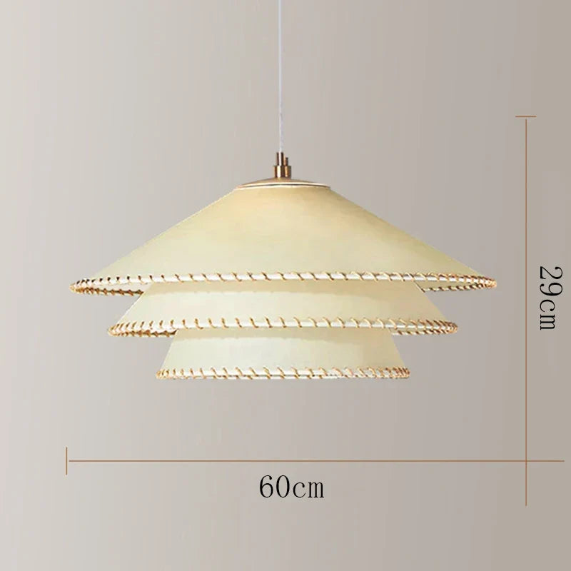 lustre en tissu nordique pour décoration intérieure élégante