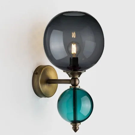 applique murale en verre coloré moderne pour intérieur créatif