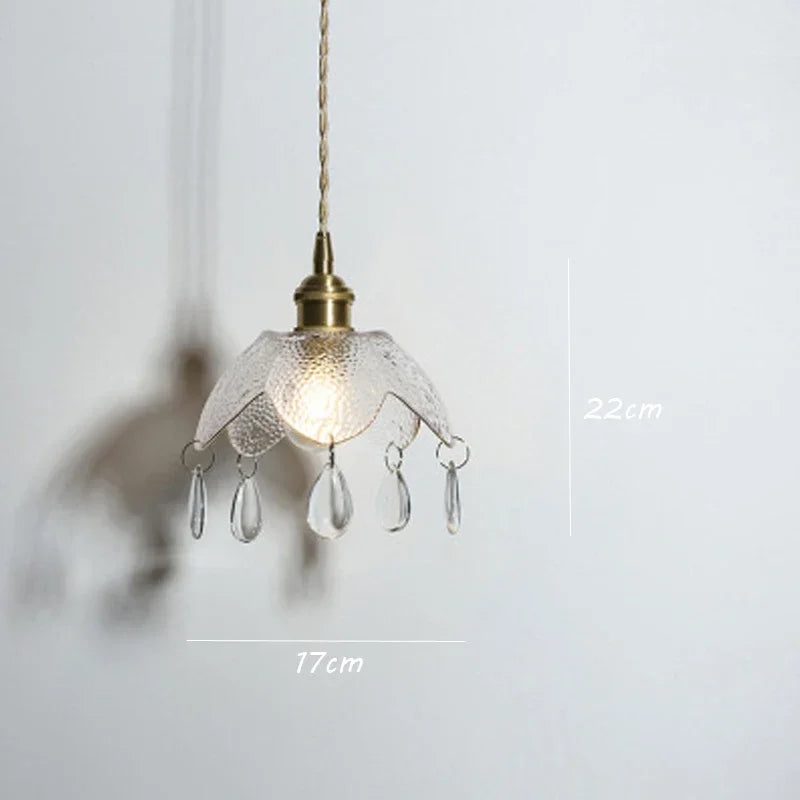lustre nordique en cristal pour bar et restaurant