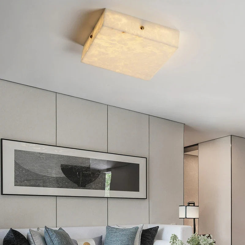 plafonnier en cuivre moderne style chinois pour intérieur élégant
