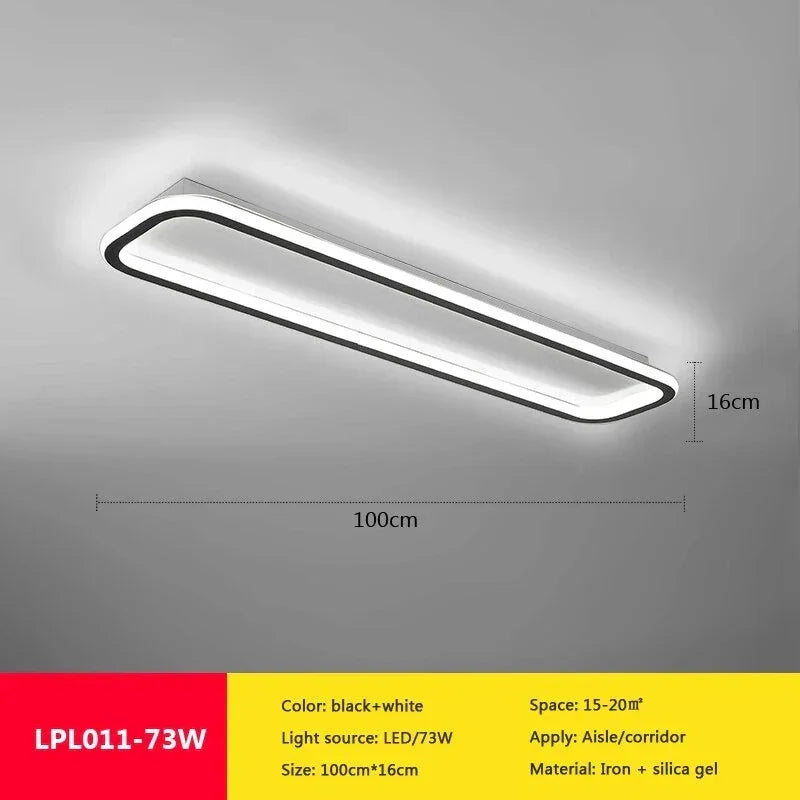 lustre moderne à leds avec télécommande et lumière variable