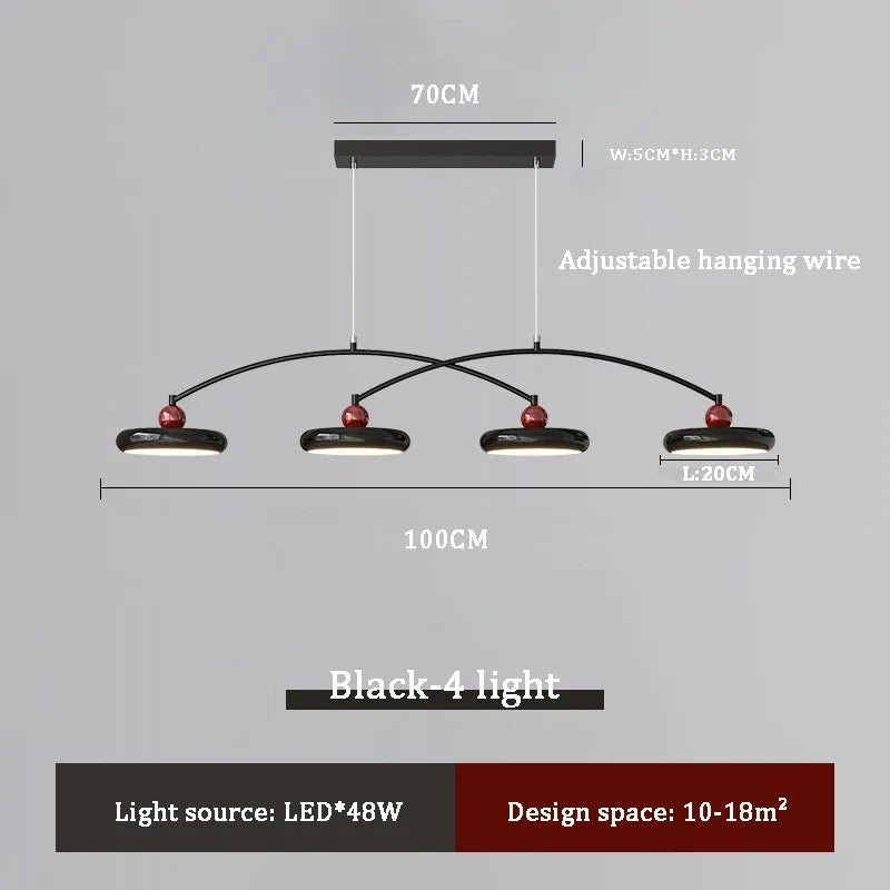 lustre moderne à suspension pour un éclairage intérieur élégant