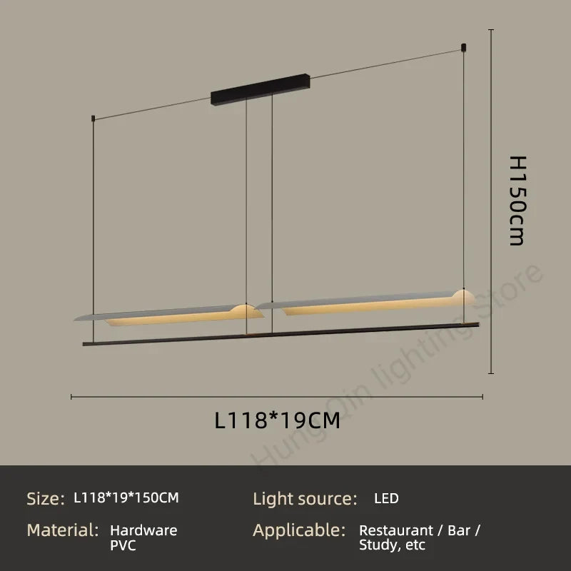 lustre suspendu minimaliste et élégant pour intérieur moderne