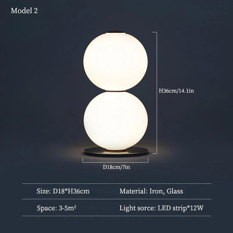 lampadaire en verre design éclairage moderne pour intérieur décoratif