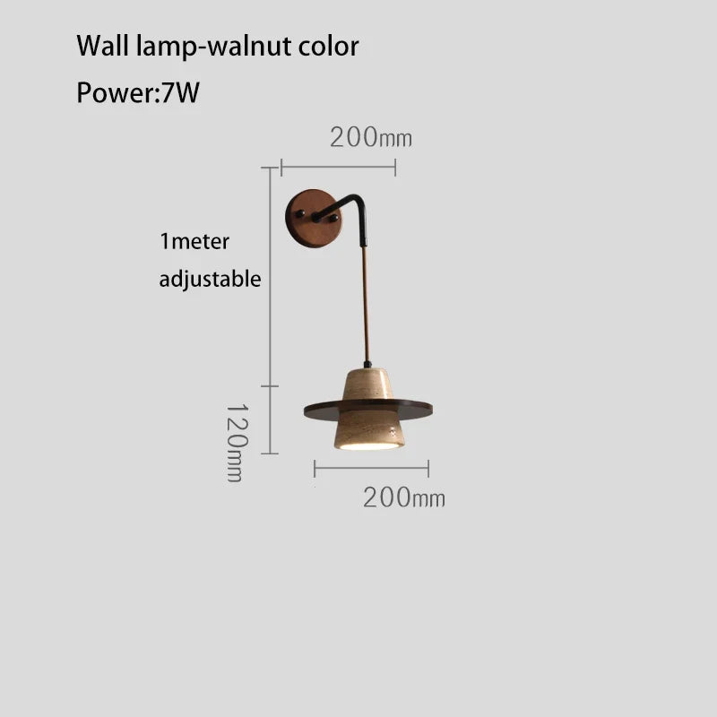 lustre petit en pierre led style rétro médiéval