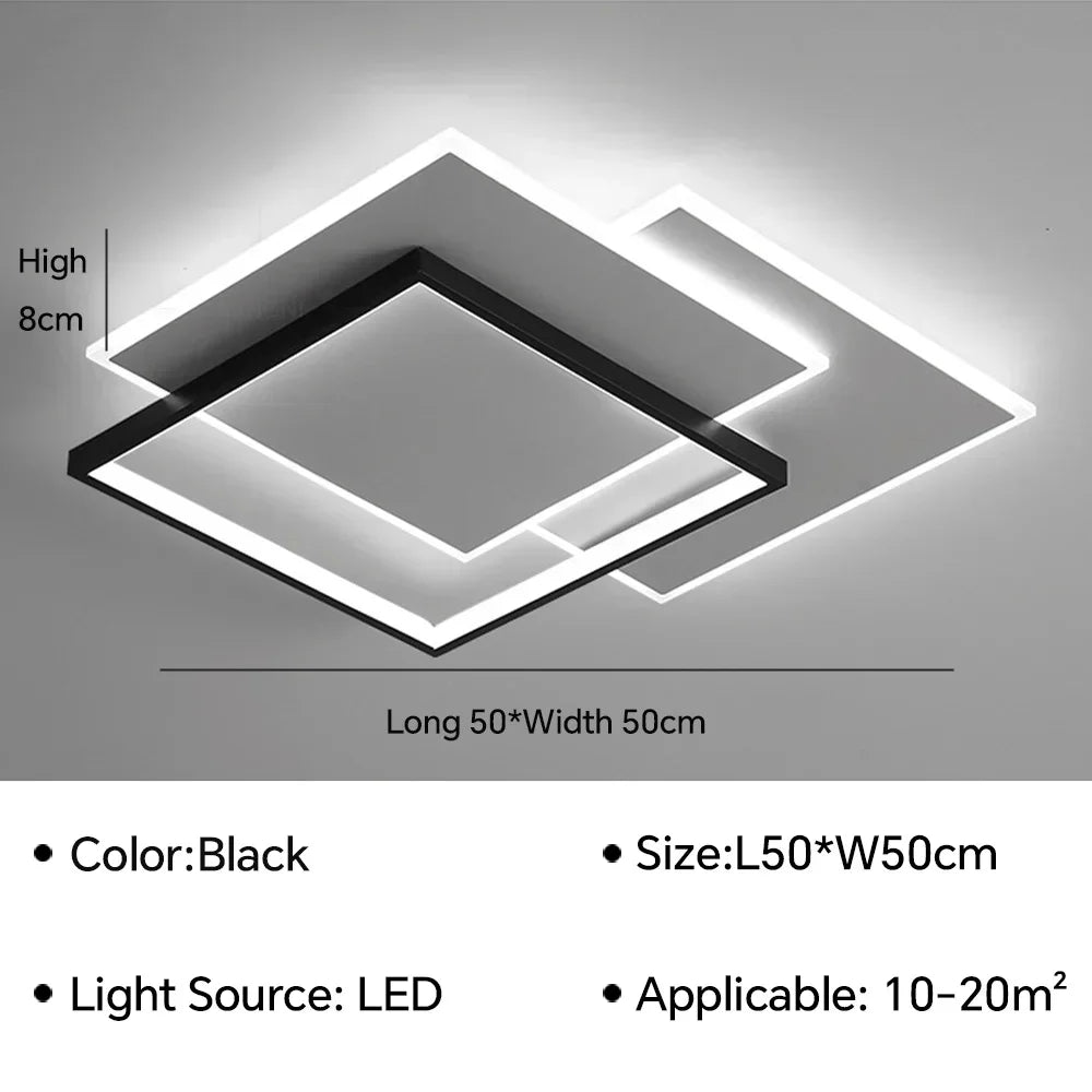 lustre moderne simple pour décoration intérieure lumineuse