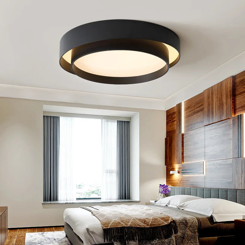 plafonnier moderne rond pour un éclairage créatif et nordique