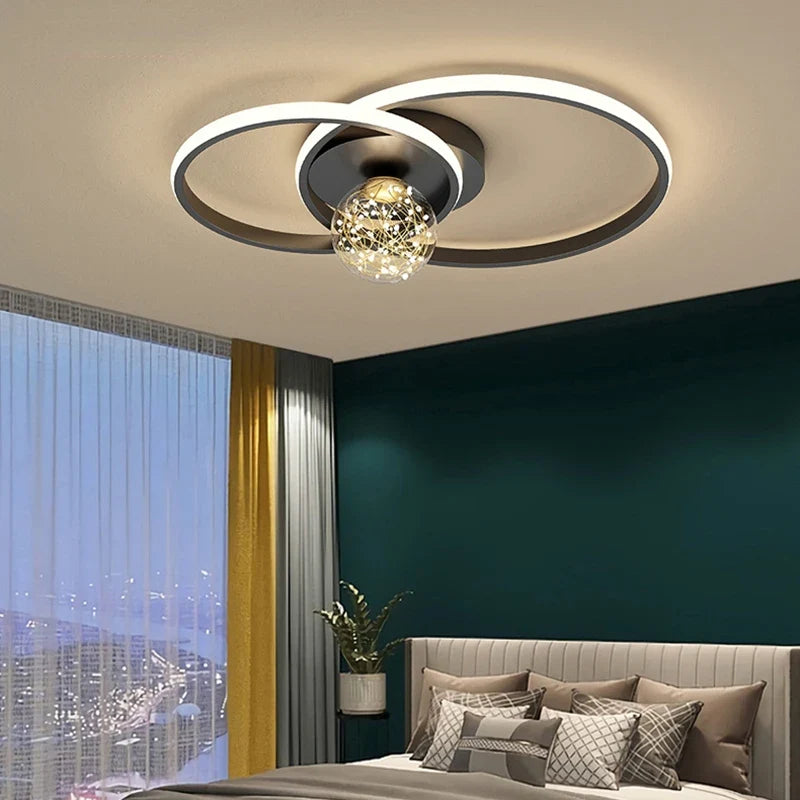 lustre led moderne nordique simple boule pour intérieur
