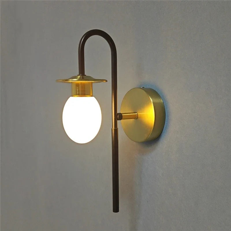 applique murale moderne design œuf de canard minimaliste à led