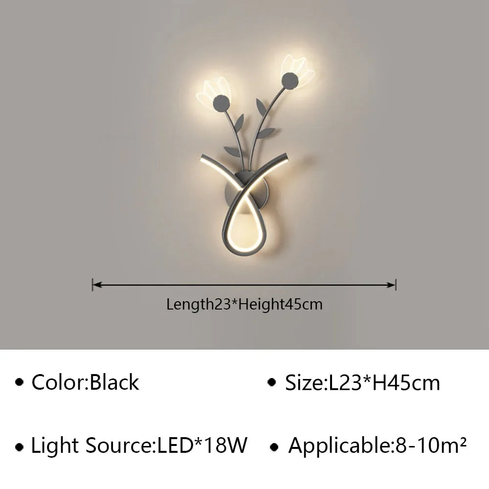 applique murale led moderne pour décoration intérieure élégante