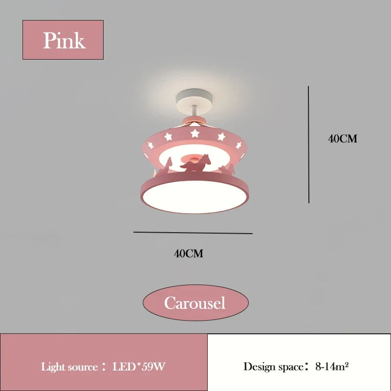 lustre moderne minimaliste pour chambre d'enfant lumineux et chaleureux