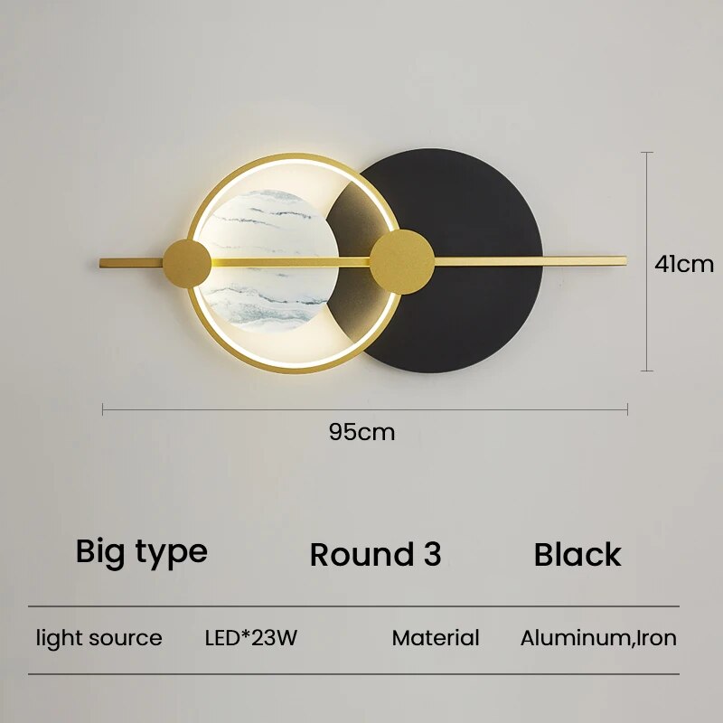 Applique murale LED moderne pour salon