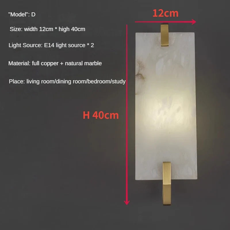 applique murale led en cuivre design créatif et personnalisable