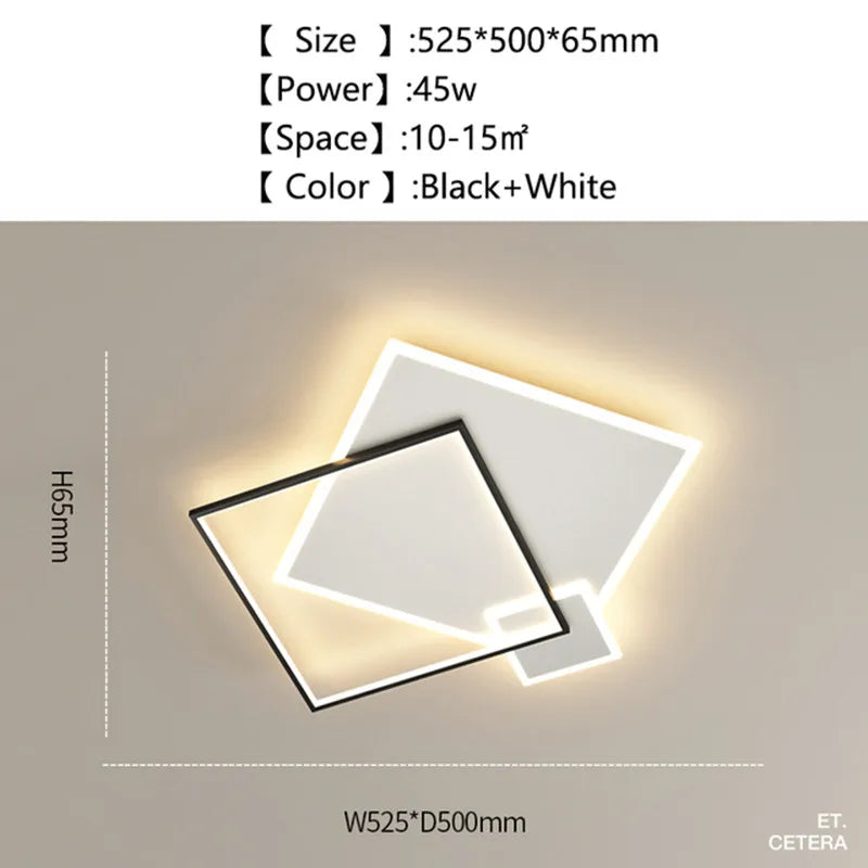 plafonnier led moderne pour décoration intérieure élégante et lumineuse