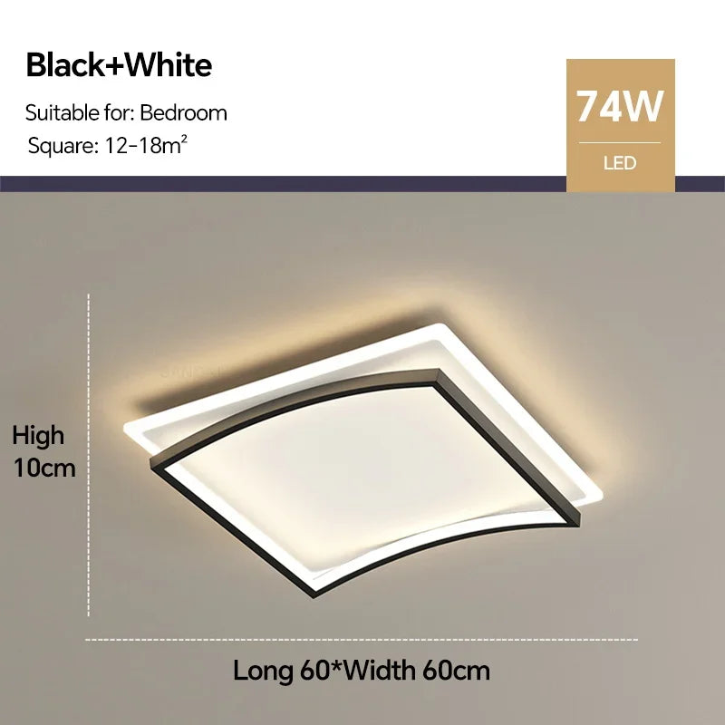 lustre moderne à leds pour intérieur de maison