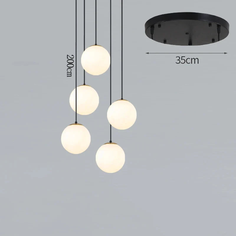 Nordique décor à la maison salle à manger suspension lumières éclairage intérieur plafonnier suspension lustre lampes pour salon
