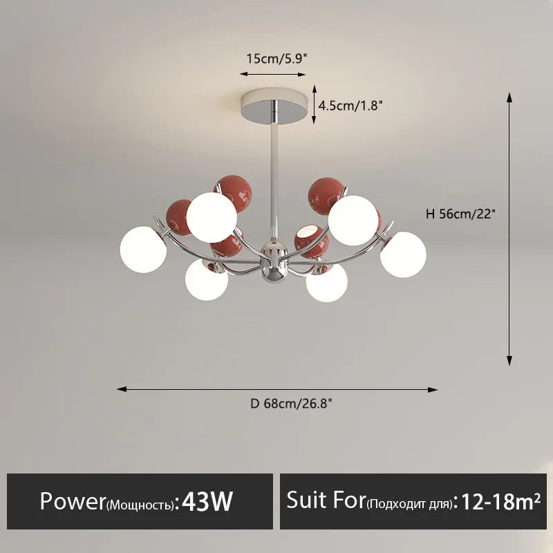 lustre créatif moderne pour décoration de chambre enfant