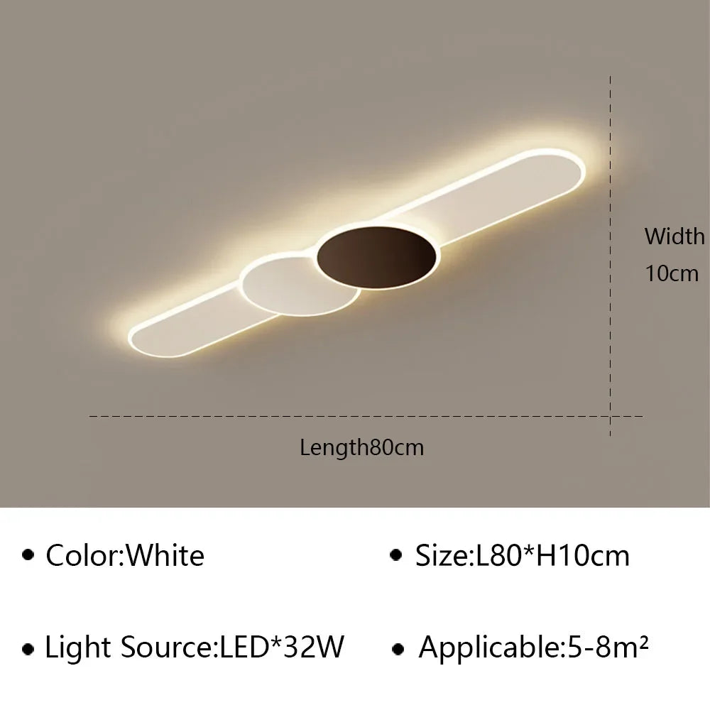 lustre moderne à leds pour décoration intérieure lumineuse