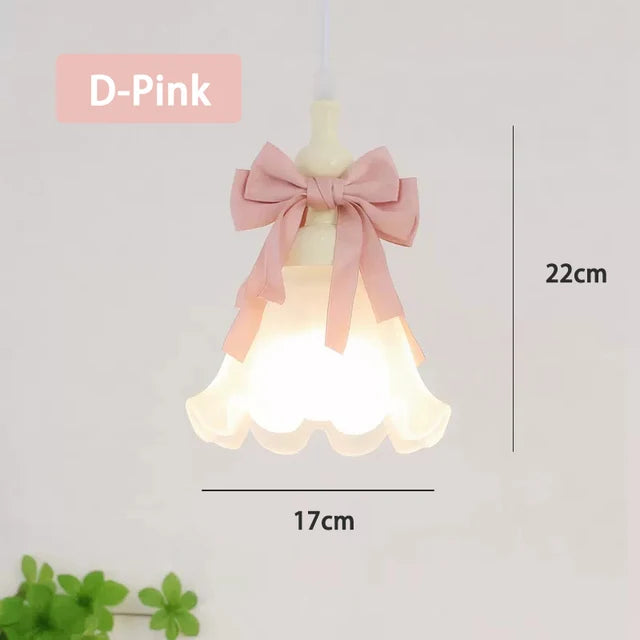 suspension romantiques pour enfants avec abat-jour en verre