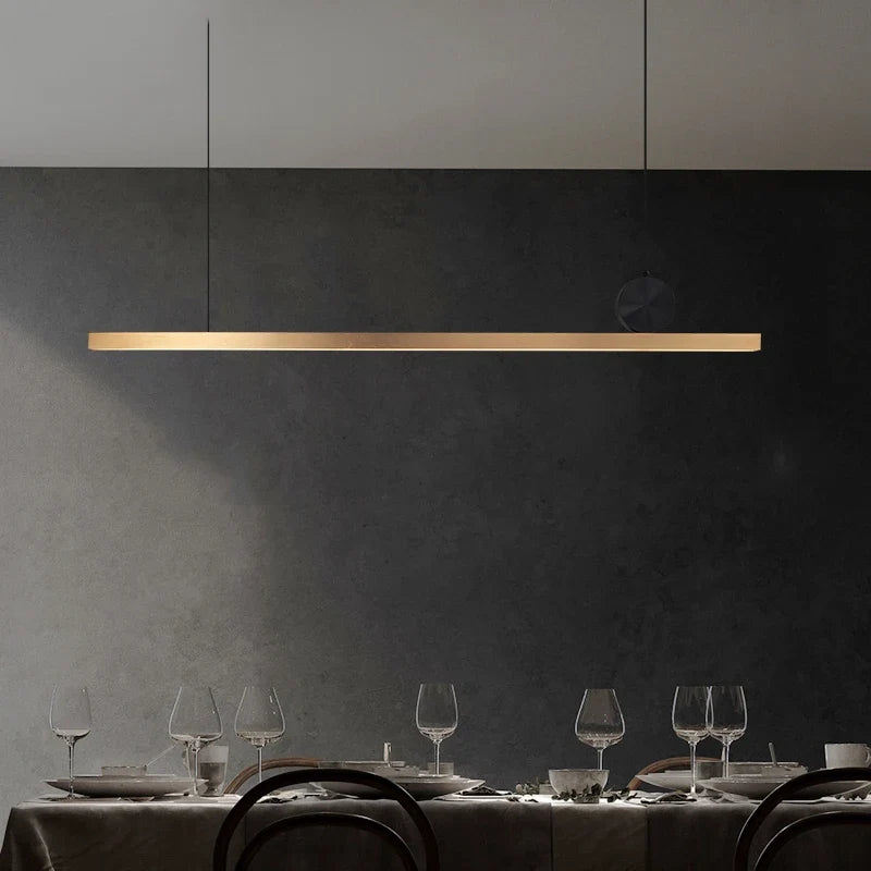 suspension led en acier inoxydable pour décoration moderne
