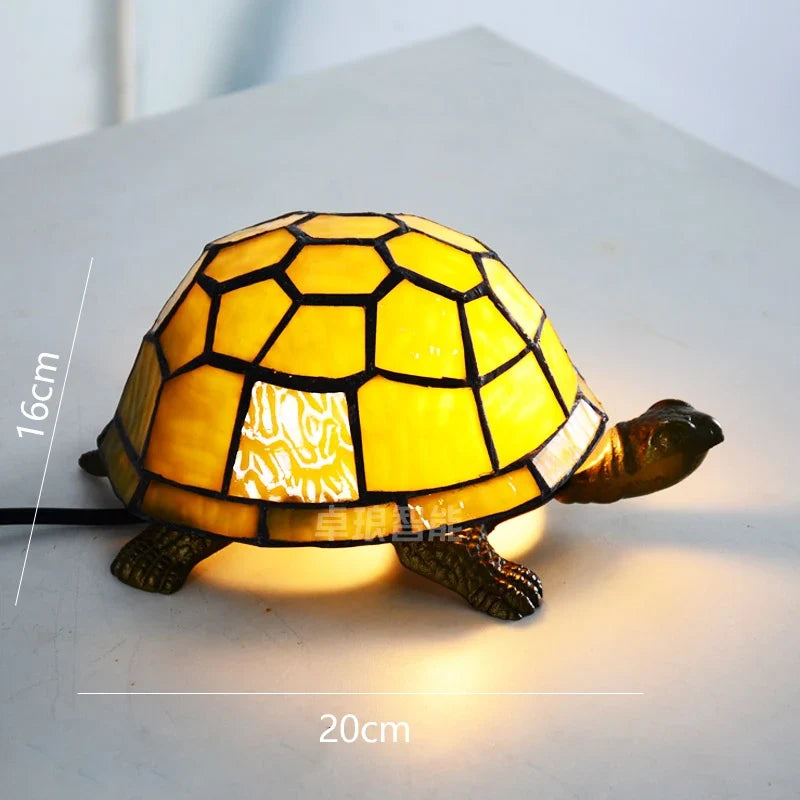 lampe de chevet tortue veilleuse led décorative pour enfant