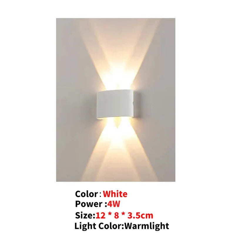 Applique murale LED en aluminium