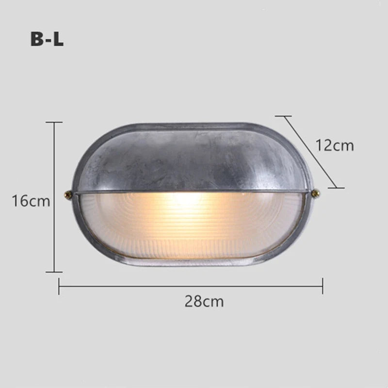 applique murale led rétro industrielle étanche pour extérieur et jardin