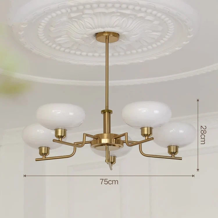 lustre bauhaus en verre pour décoration moderne et design