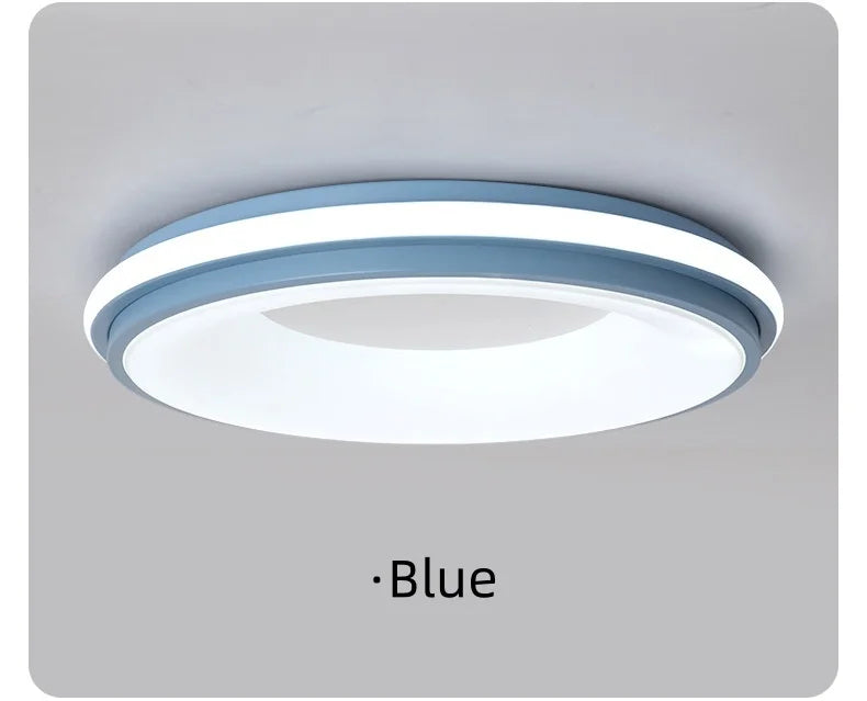 plafonnier led nordique macaron lumière circulaire moderne éclairage maison