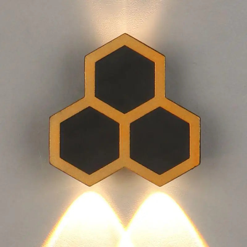 Applique murale créative en nid d'abeille